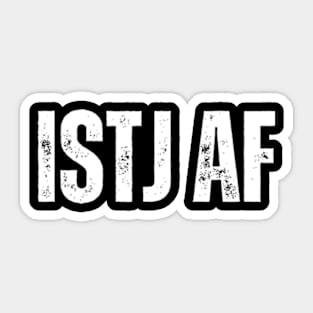 ISTJ AF Sticker